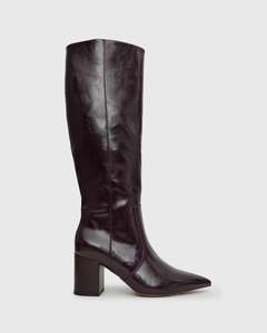 PRE-ORDER SOHO High Block Heeled Knee Boots