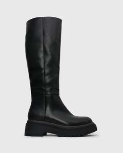 Womens Boots: PRE-ORDER ISAAC Chunky Knee High Boots