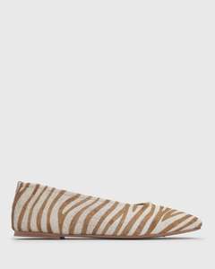 Womens Ballets: COOPER Leather Pony Hair Ballet Flats