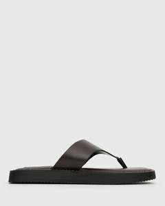 Womens Flat Sandals: PRE-ORDER ISABELLE Leather Thong Sandals
