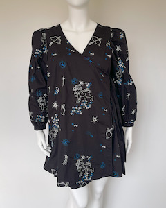 Asos zodiac wrap dress