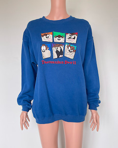 Mens Unisex: Vintage Tasmanian Devil sweater