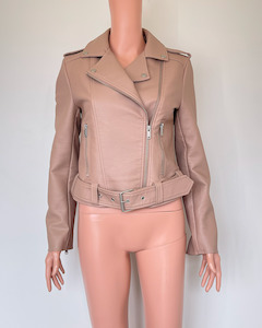 Max faux leather jacket