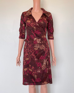 Annah S wrap dress