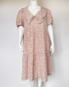 Xl Size 22 And Larger: Monki ruffle collar dress