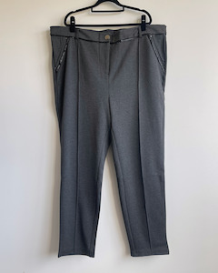 Xl Size 22 And Larger: NEW Sara charcoal ponte pants