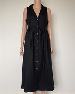 Atmos & Here linen blend dress