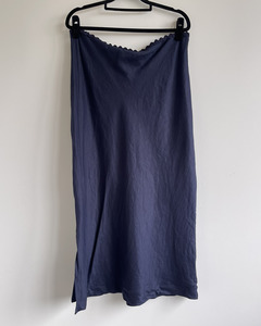 Ruby Liam: Liam linen bias cut midi skirt