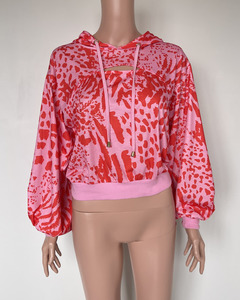 Charlo animal print hoodie