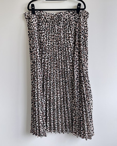 City Chic animal print skirt