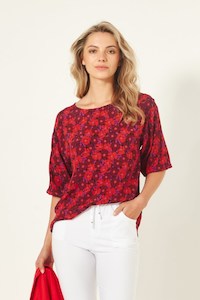 Sybil Top - Floral Print - BE U