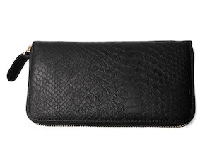 Products: Stilen Black Croc Wallet - BE U