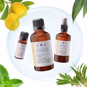 Absolute Essential Sanitiser Bundles with Organic, Hospital Grade Hand Gel