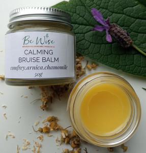 Products: Calming Bruise Balm Comfrey, Arnica & Chamomile Be Wise Skincare