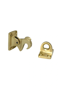 Products: DRAKE & WRIGLEY LATCH BACK DOOR STOP - WALL MOUNTED - 1574 - Beyond Hardware