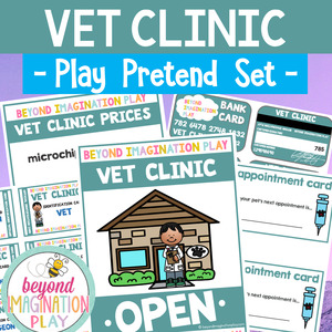 Play Pretend: Vet Clinic Play Pretend Pack