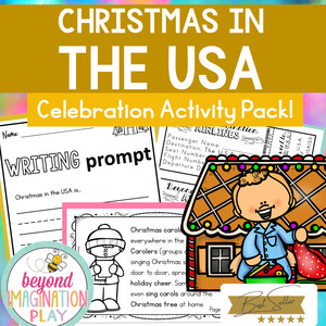 Christmas Collection: Christmas in the USA Activity Pack