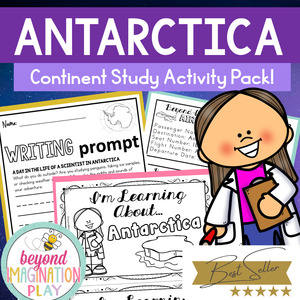 Continent Studies: Antarctica Continent Study Activity Pack