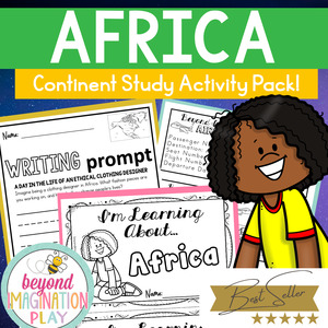 Continent Studies: Africa Continent Study Activity Pack