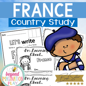 Top 40 Most Bought Loved: France Country Study Activity Pack