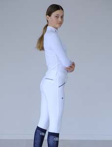 Young Rider Competition: YR 'ALYSSA' WHITE COMPETITION BREECH