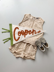Products: Est. Year - Custom Name Pennant - Soft Felt Beyond Yonder