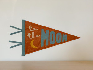 To The Moon Pennant Beyond Yonder