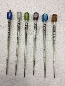 Silver Tone with Glass Bead bgifted