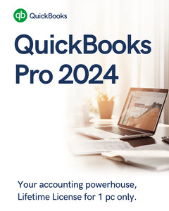 QuickBooks Pro 2024 (US) – 1 pc Lifetime License