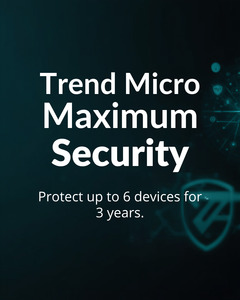 Trend Micro Maximum Security License – 6 Devices for 3 years