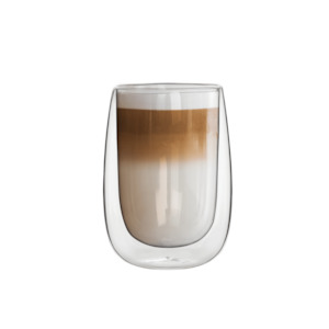 Bialetti Double Wall Glass Cup 2 Piece 450ml