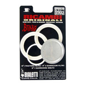 Bialetti Brikka (old) 4 cup filter & rubber ring