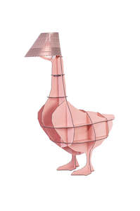 Zoomorphic Furniture: Junon illuminated goose bedside table