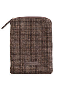 Size Tablet Cover 19 5 X 27cm: carob check tablet cover