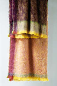 Rozco Throw Pink/Aubergine