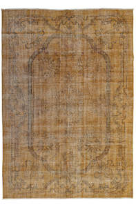 Woven Rugs: Vintage Rug - Ochre