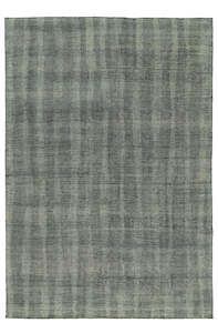 Woven Rugs: Vintage Rug - Grey Neutral