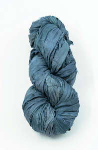 Passementerie: Silk Sari Ribbon - Indigo