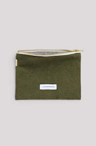 Small Pouch - Caper Green