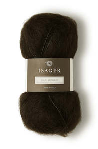 Mohair: silk mohair dark walnut 34