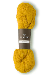 2ply Laceweight: spinni mustard yellow 22