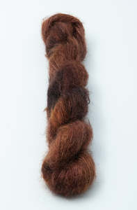 2ply Laceweight: Silk Mohair 2ply - Pecan