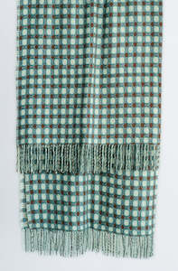 Picasso throw - Blue/Bordeaux