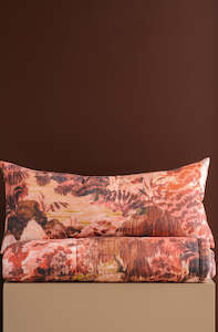 Size Cushion 90 X 40cm: Floresta Merlot Bolster Cushion
