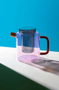 Serveware And Trays: Chá Pot - Pink Flamingo