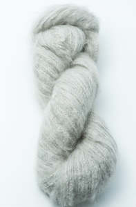 12ply Bulky: Mohair Brushed 12ply - Silver
