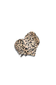 Gifts Under 150: Claw Clip - Heart Lay Down - Leopard