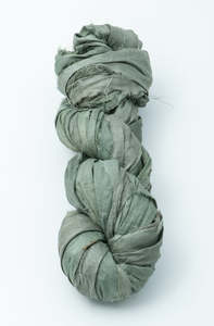 Passementerie: Silk Sari Ribbon - Ocean