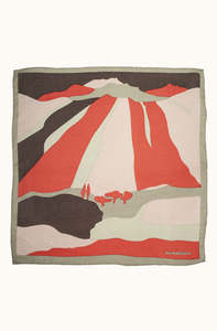 Silk Scarf - Vivaro Corail - Square