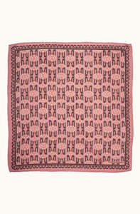 Gifts Under 60: Silk Scarf - Albertine Rose - Square